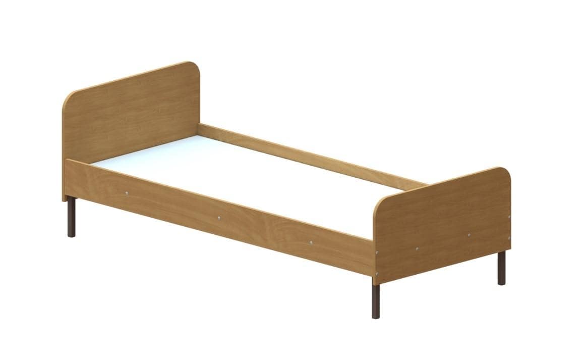 Ліжко одномісне РОЗКОМ розмір 1936х873х640 мм